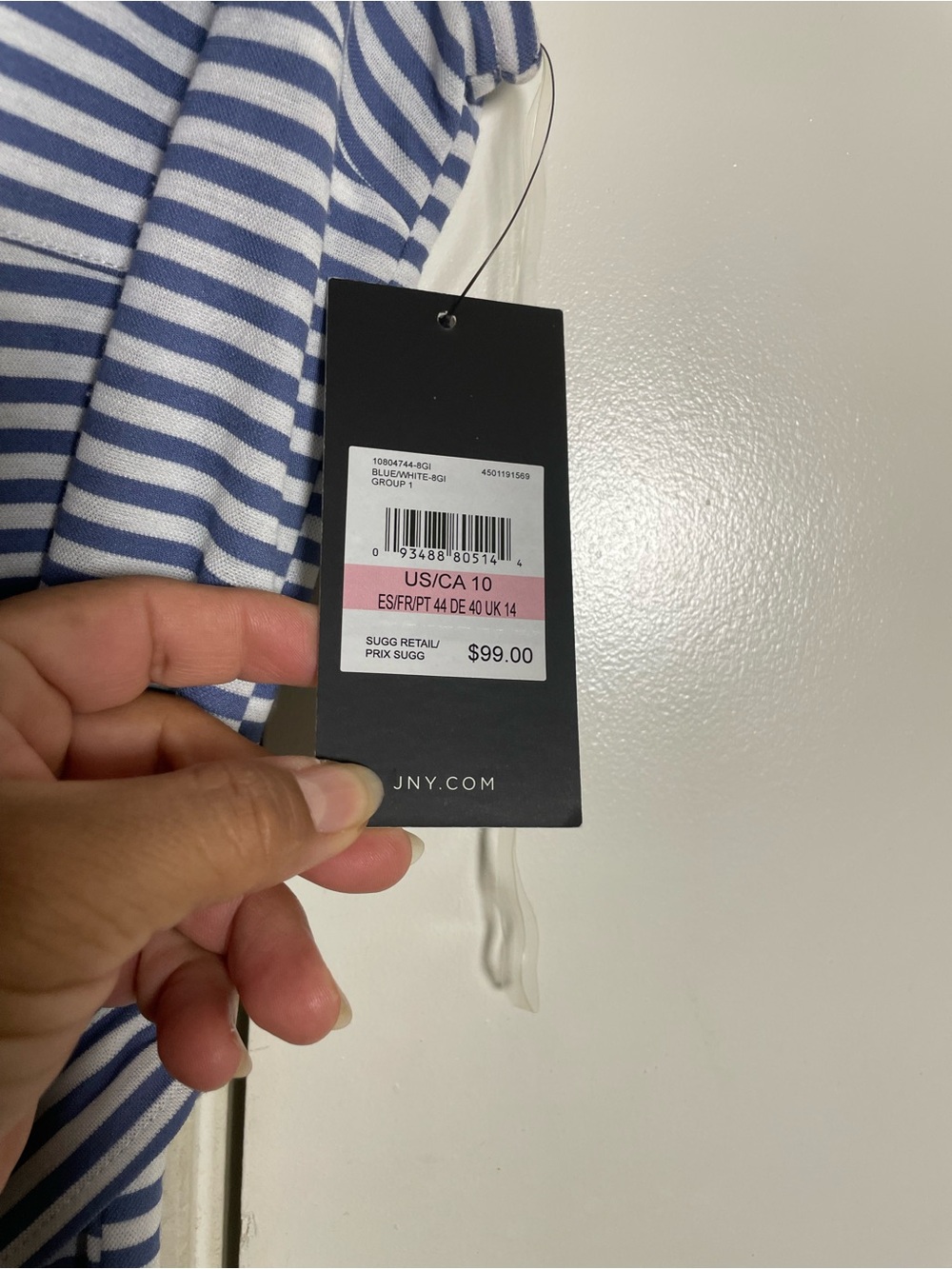 Jones New York Womens Mini Collared Shirtdress - Picture 5 of 5